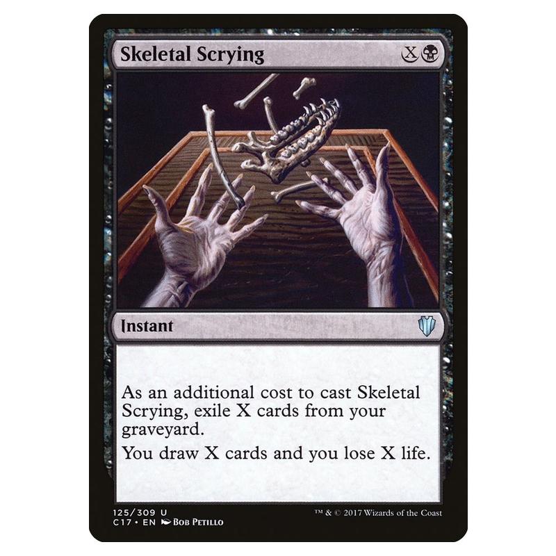 Magic The Gathering - Commander 2017 - Skeletal Scrying