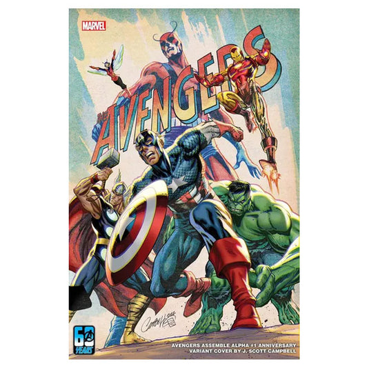 Avengers Assemble Alpha - Issue 1 Js Campbell Anniversary Variant
