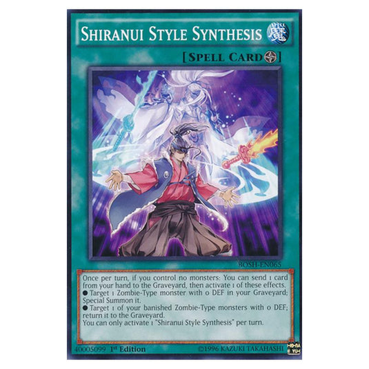 Yu-Gi-Oh! - Breakers of Shadow - Shiranui Style Synthesis (Common) BOSH-EN065