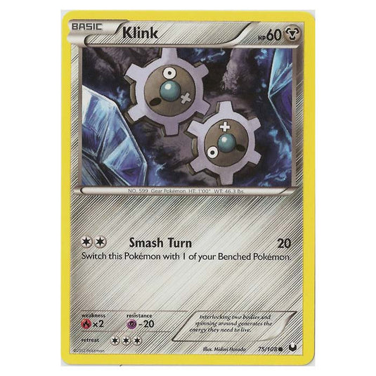 Pokemon - Black & White - Dark Explorers - Klink - 75/108