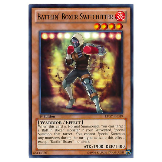 Yu-Gi-Oh! - Lord of the Tachyon Galaxy - Battlin' Boxer Switchitter (Common) LTGY-EN019