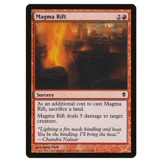 Magic The Gathering - Zendikar - Magma Rift - 136/249 (Foil)
