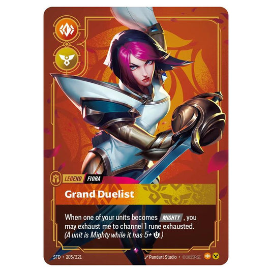 Riftbound: League of Legends TCG - Spiritforged - Fiora - Grand Duelist - 205/221