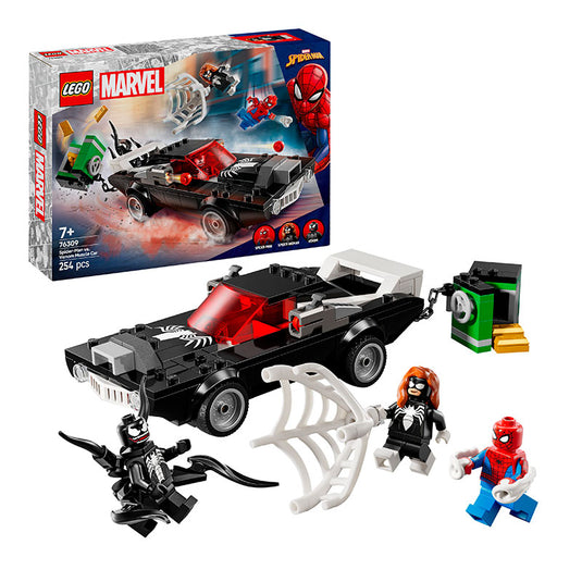 Lego - Super Heroes Marvel - Spider-Man vs. Venom Muscle Car #76309