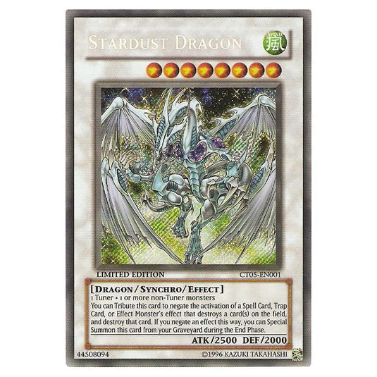 Yu-Gi-Oh! - Collectible Tins 2008 Wave 1 - Stardust Dragon (Secret Rare) CT05-EN001