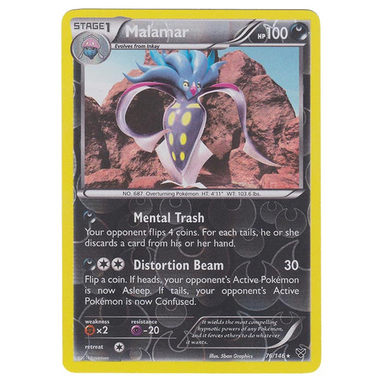 Pokemon - XY Base Set - (Reverse Holo) Malamar - 76/146