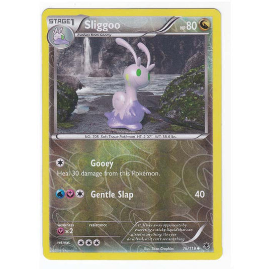 Pokemon - XY Phantom Forces - (Reverse Holo) - Sliggoo - 76/119
