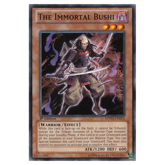 Yu-Gi-Oh! - Samurai Warlords Structure Deck - The Immortal Bushi (Common) SDWA-EN014