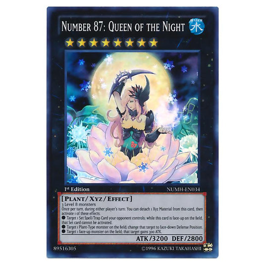 Yu-Gi-Oh! - Number Hunters - Number 87: Queen of the Night (Super Rare) NUMH-EN034