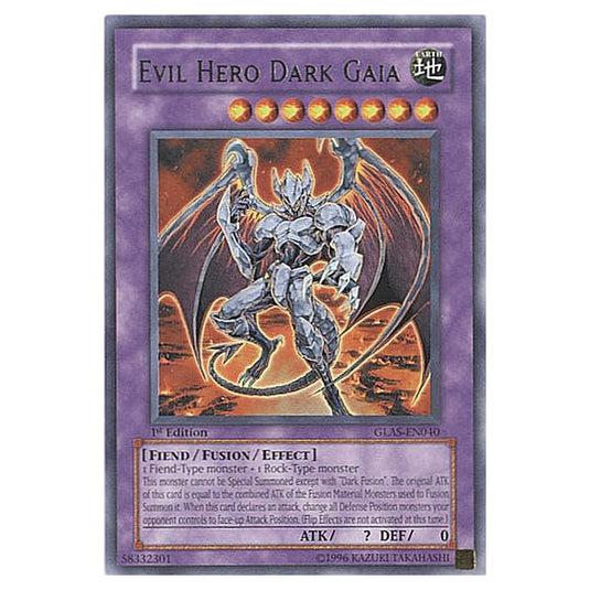 Yu-Gi-Oh! - Gladiator\'s Assault - Evil HERO Dark Gaia (Rare) GLAS-EN040