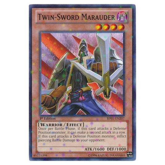 Yu-Gi-Oh! - Battle Pack - Epic Dawn - Twin-Sword Marauder (Starfoil Rare) BP01-EN207