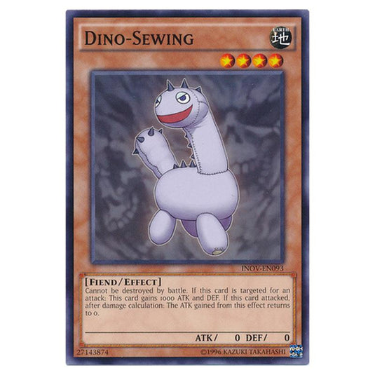 Yu-Gi-Oh! - Invasion - Vengeance - Dino-Sewing (Common) INOV-EN093