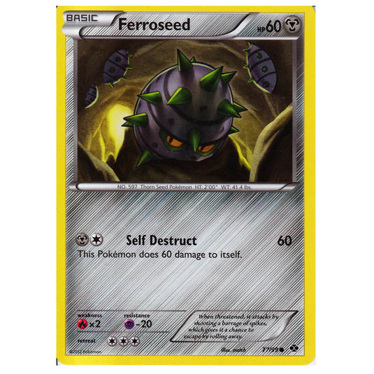 Pokemon - Black & White - Next Destinies - Ferroseed 77/99