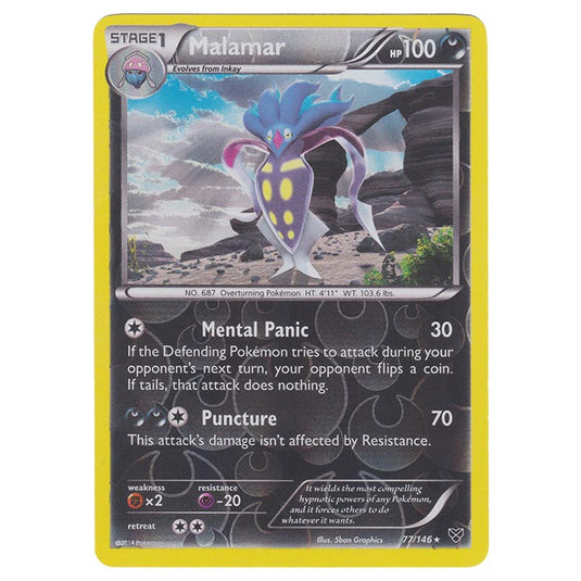 Pokemon - XY Base Set - (Reverse Holo) Malamar - 77/146