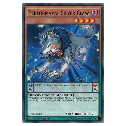 Yu-Gi-Oh! - Clash of Rebellions - Performapal Silver Claw (Common) CORE-EN090