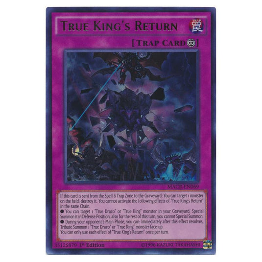 Yu-Gi-Oh! - Maximum Crisis - True King's Return (Ultra Rare) MACR-EN069