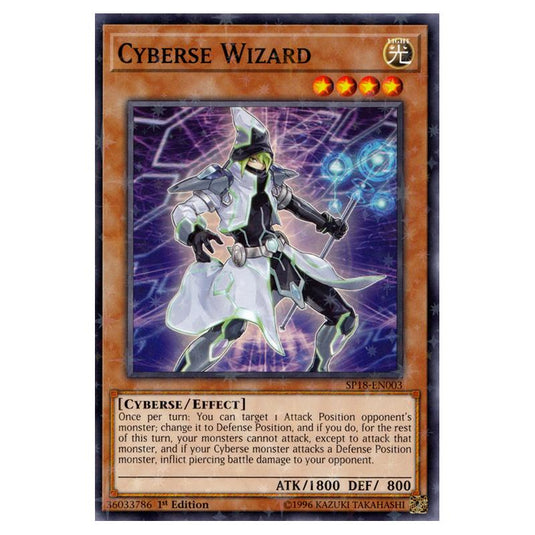 Yu-Gi-Oh! - Star Pack VRAINS - Cyberse Wizard (Starfoil) SP18-EN003
