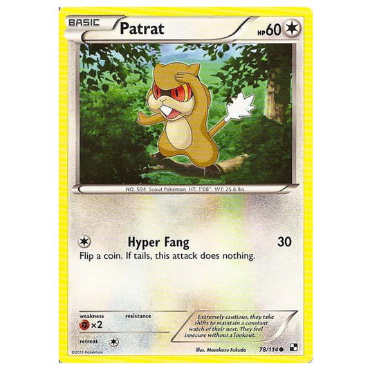 Pokemon - Black & White - Patrat 78/114
