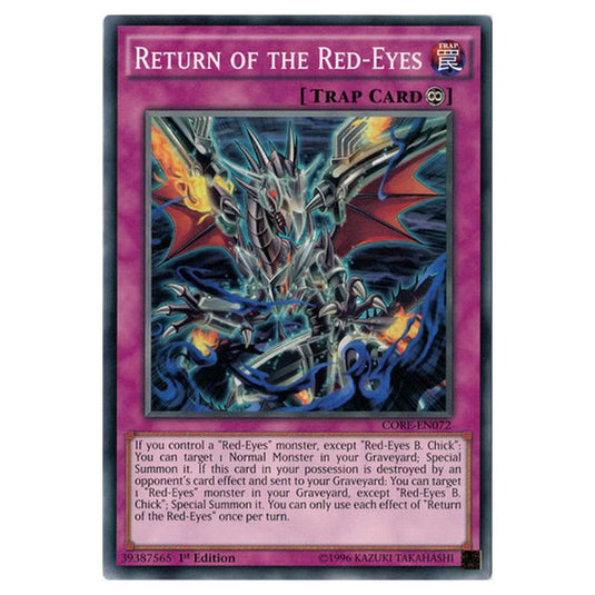 Yu-Gi-Oh! - Clash of Rebellions - Return of the Red-Eyes (Common) CORE-EN072