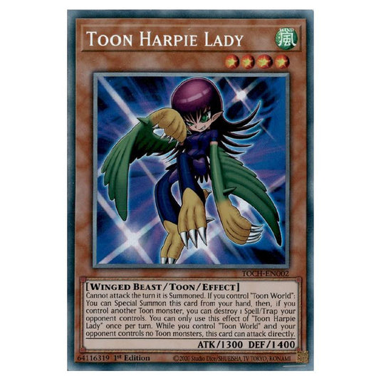 Yu-Gi-Oh! - Toon Chaos - Toon Harpie Lady (Collector's Rare) TOCH-EN002
