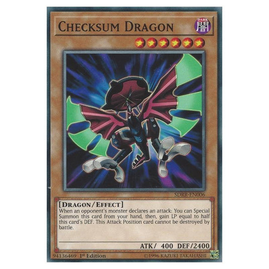Yu-Gi-Oh! - Structure Deck - Rokket Revolt - Checksum Dragon (Common) SDRR-EN006