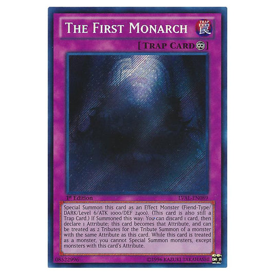 Yu-Gi-Oh! - Legacy of the Valiant - The First Monarch (Secret Rare) LVAL-EN089