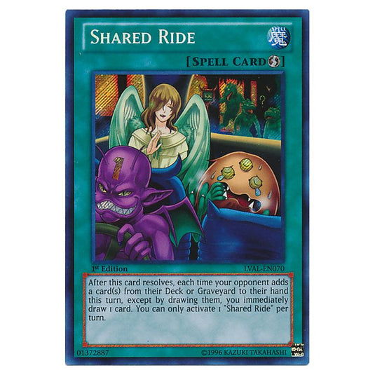 Yu-Gi-Oh! - Legacy of the Valiant - Shared Ride (Secret Rare) LVAL-EN070