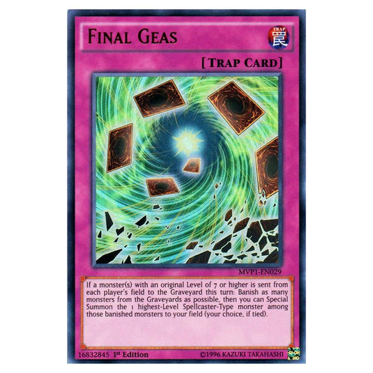 Yu-Gi-Oh! - Yu-Gi-Oh! The Dark Side of Dimensions Movie Pack - Final Geas (Ultra Rare) MVP1-EN029