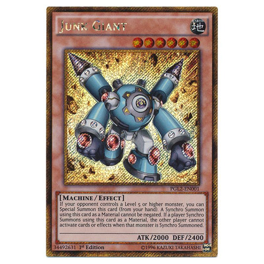 Yu-Gi-Oh! - Premium Gold - Return of the Bling - Junk Giant (Gold Secret Rare) PGL2-EN001