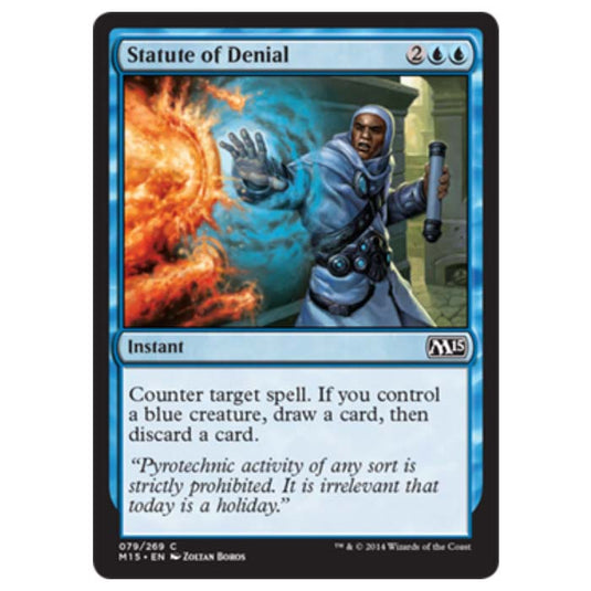 Magic the Gathering - M15 Core Set - Statute of Denial - 79/269