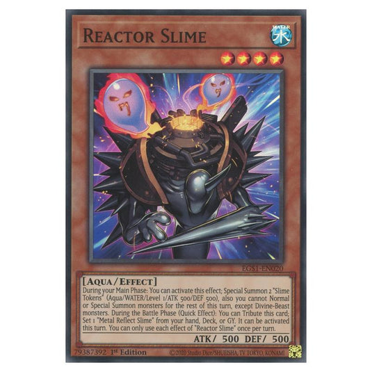 Yu-Gi-Oh! - Egyptian God Deck - Slifer the Sky Dragon - Reactor Slime (Super Rare) EGS1-EN020