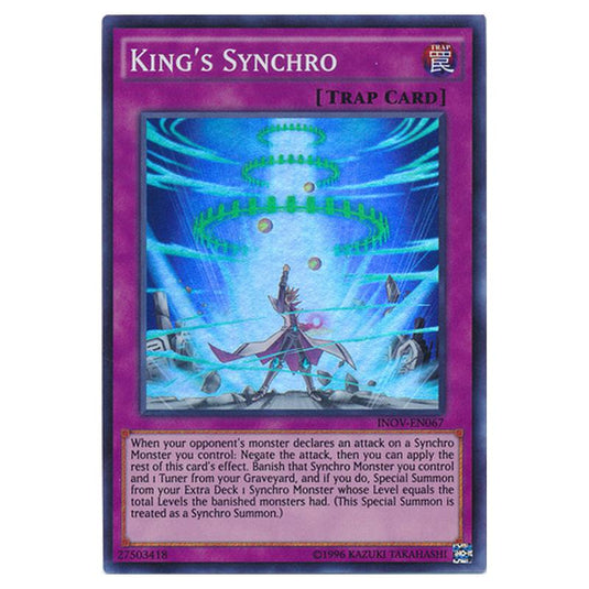 Yu-Gi-Oh! - Invasion - Vengeance - King's Synchro (Super Rare) INOV-EN067