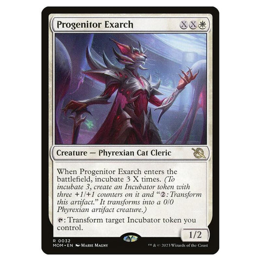 Magic the Gathering - March of the Machine - Progenitor Exarch - 32 (Stamped)