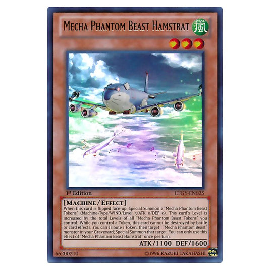 Yu-Gi-Oh! - Lord of the Tachyon Galaxy - Mecha Phantom Beast Hamstrat (Ultra Rare) LTGY-EN025