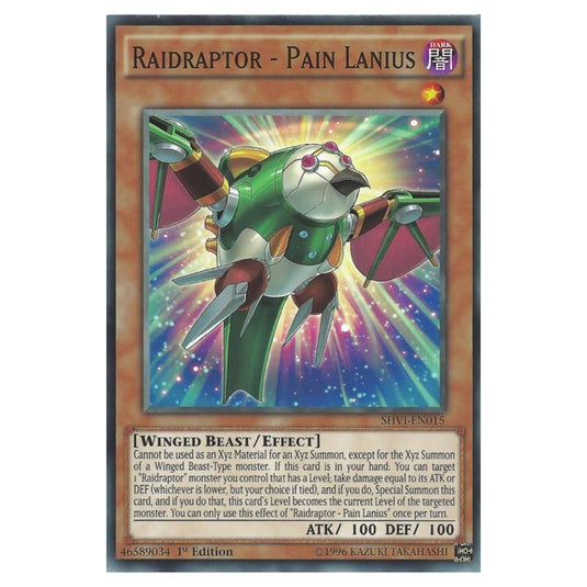 Yu-Gi-Oh! - Shining Victories - Raidraptor - Pain Lanius (Common) SHVI-EN015