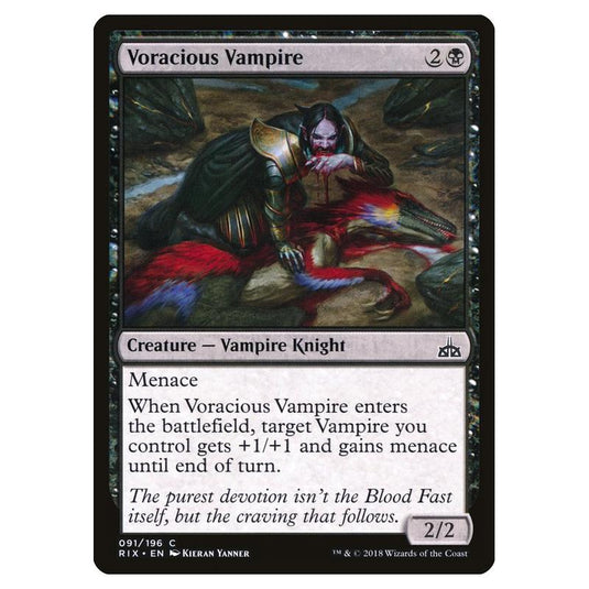 Magic The Gathering - Rivals Of Ixalan - Voracious Vampire - 91/196 (Foil)