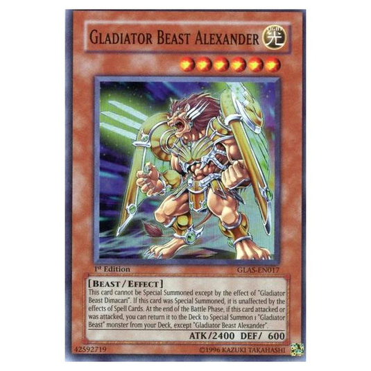 Yu-Gi-Oh! - Gladiator\'s Assault - Gladiator Beast Alexander (Super Rare) GLAS-EN017