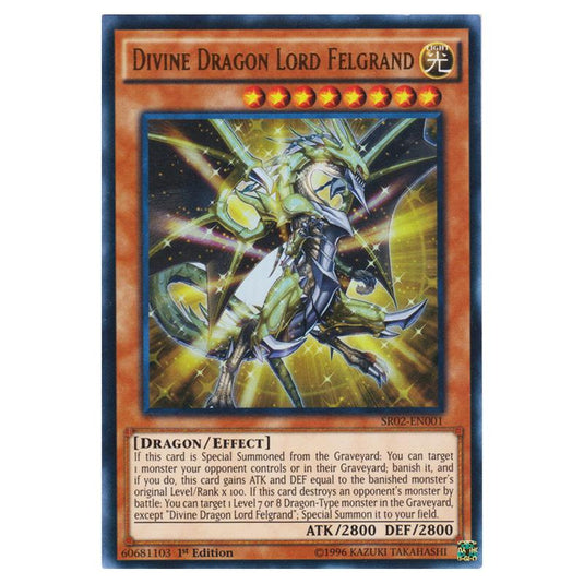 Yu-Gi-Oh! - Rise of the True Dragons Structure Deck - Divine Dragon Lord Felgrand (Ultra Rare) SR02-EN001
