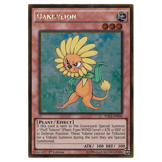 Yu-Gi-Oh! - Premium Gold - Return of the Bling - Dandylion (Gold Rare) PGL2-EN030
