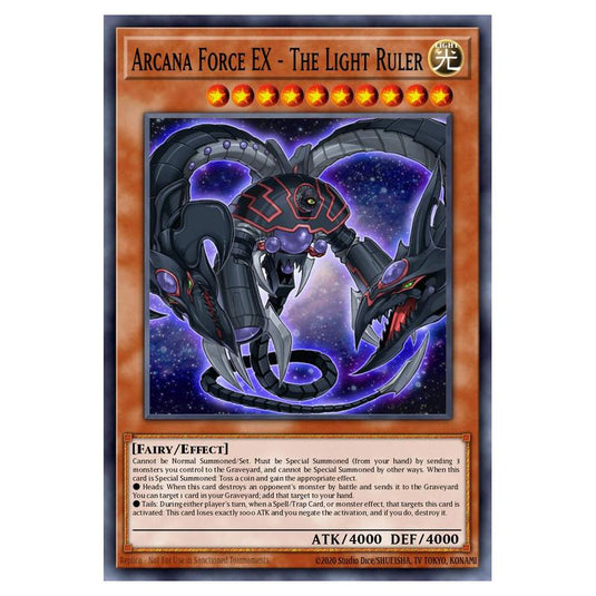 Yu-Gi-Oh! - Star Pack 2013 - Arcana Force EX - The Light Ruler (Starfoil Rare) SP13-EN044