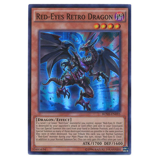 Yu-Gi-Oh! - Breakers of Shadow - Red-Eyes Retro Dragon (Super Rare) BOSH-EN095