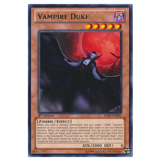 Yu-Gi-Oh! - Shadow Specters - Vampire Duke (Rare) SHSP-EN082