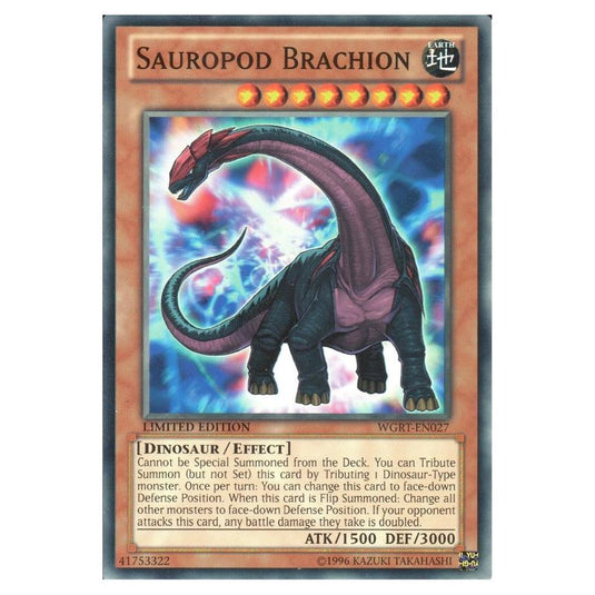 Yu-Gi-Oh! - War of the Giants Reinforcements - Sauropod Brachion (Common) WGRT-EN027
