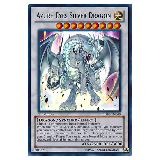 Yu-Gi-Oh! - Saga of Blue-Eyes White Dragon Structure Deck - Azure-Eyes Silver Dragon (Ultra Rare) SDBE-EN040