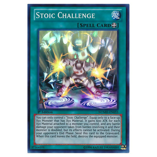 Yu-Gi-Oh! - Number Hunters - Stoic Challenge (Super Rare) NUMH-EN055