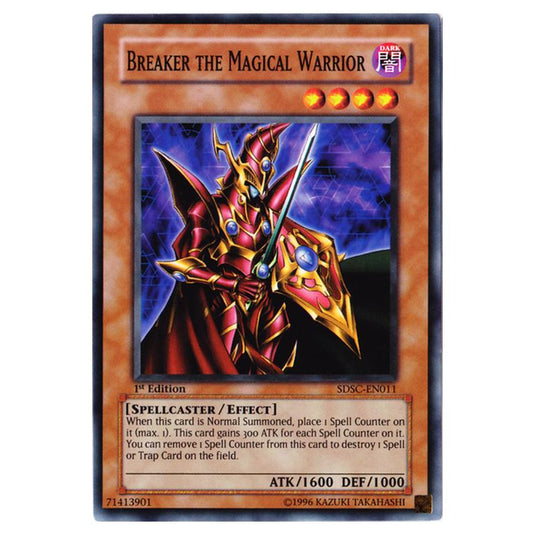 Yu-Gi-Oh! - Spellcaster's Command Structure Deck - Breaker the Magical Warrior (Common) SDSC-EN011