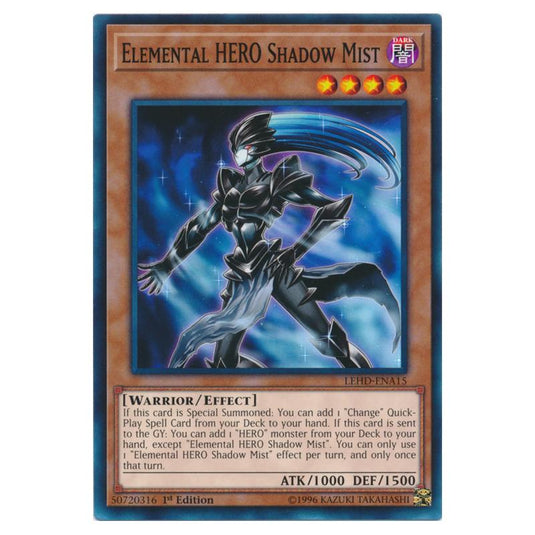 Yu-Gi-Oh! - Legendary Hero Decks - Elemental HERO Shadow Mist (Common) LEHD-ENA15