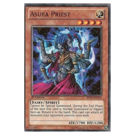 Yu-Gi-Oh! - Battle Pack - Epic Dawn - Asura Priest (Starfoil Rare) BP01-EN125