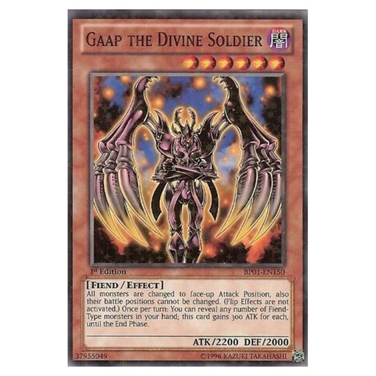 Yu-Gi-Oh! - Battle Pack - Epic Dawn - Gaap the Divine Soldier (Starfoil Rare) BP01-EN150