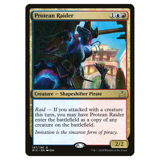 Magic The Gathering - Rivals Of Ixalan - Protean Raider - 167/196 (Foil)